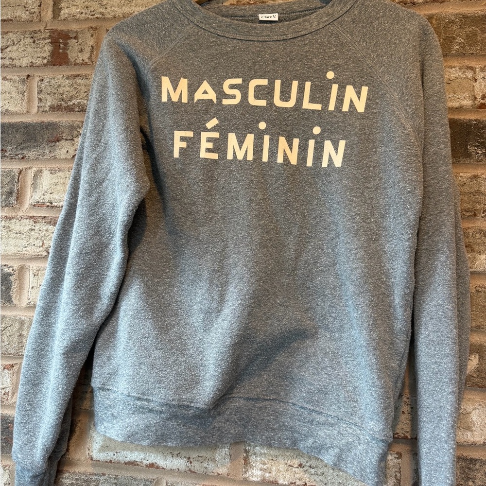 Clare V women’s sweatshirt